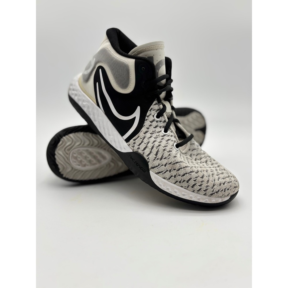 Nike KD Trey 5 VIII White Black Basketball Shoes CK2090-101 Mens 10.5